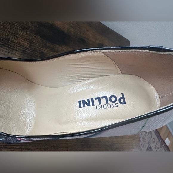 Never worn gorgeous Studio Pollini flower shoes size 36 - Picture 7 of 10